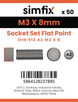 Simfix product label - 913A203008-T