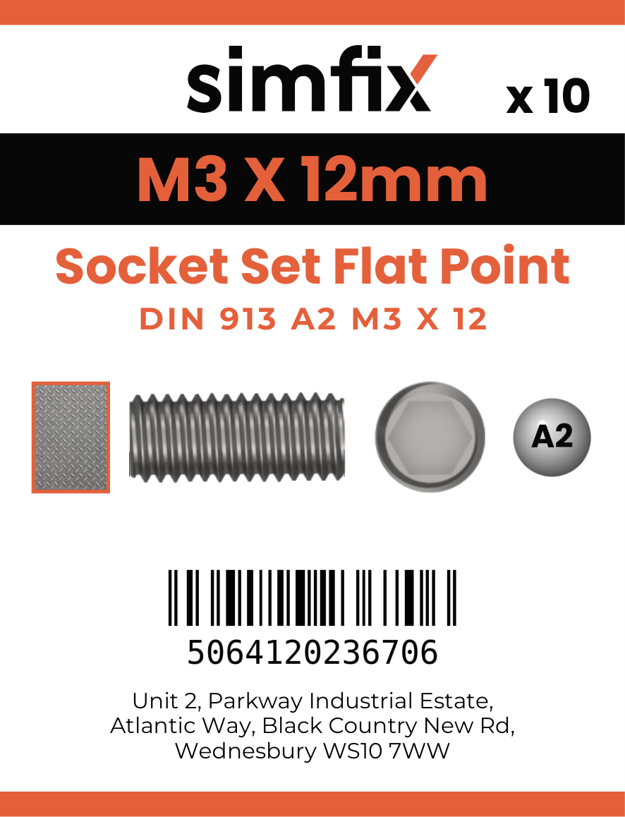 Simfix product label - 913A203012-D