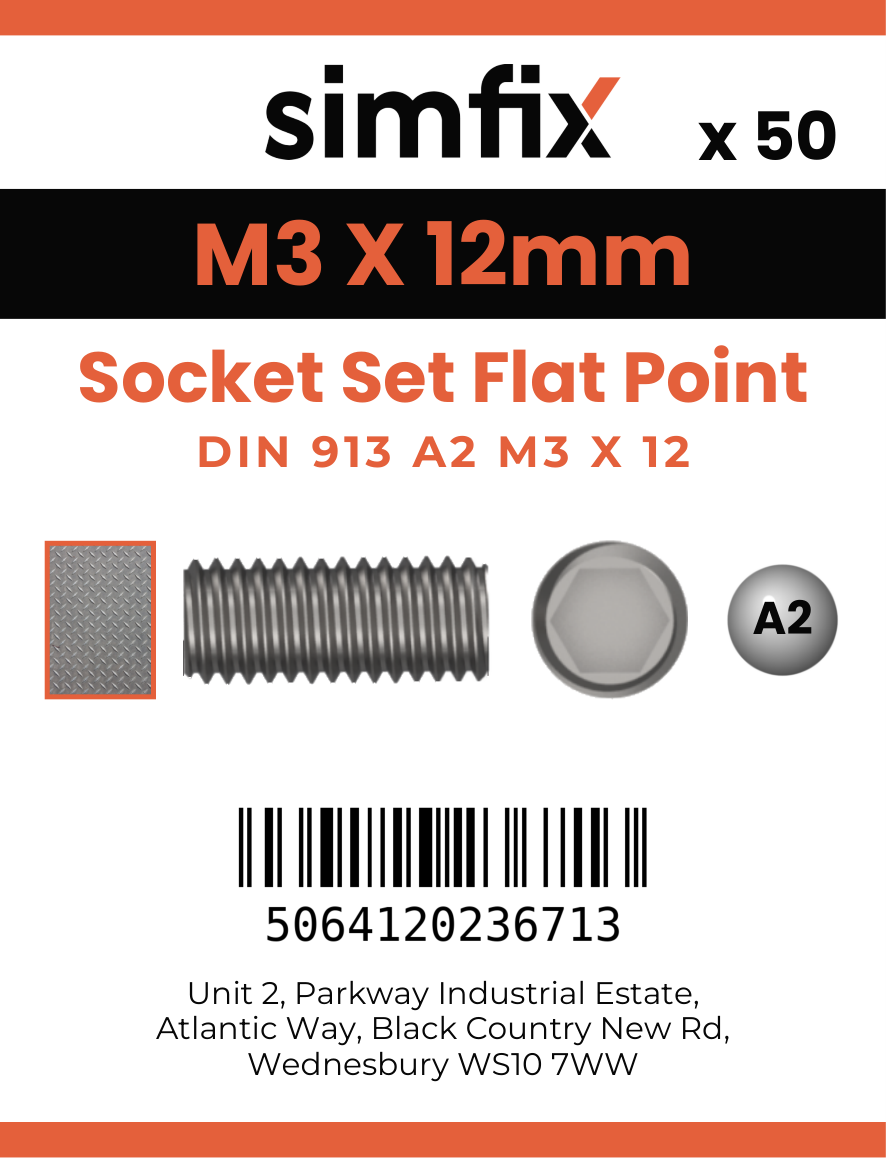 Simfix product label - 913A203012-T