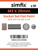 Simfix product label - 913A203020-D