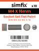 Simfix product label - 913A204016-D