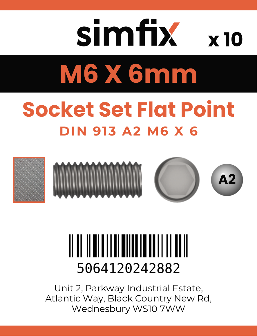 Simfix product label - 913A206006-D