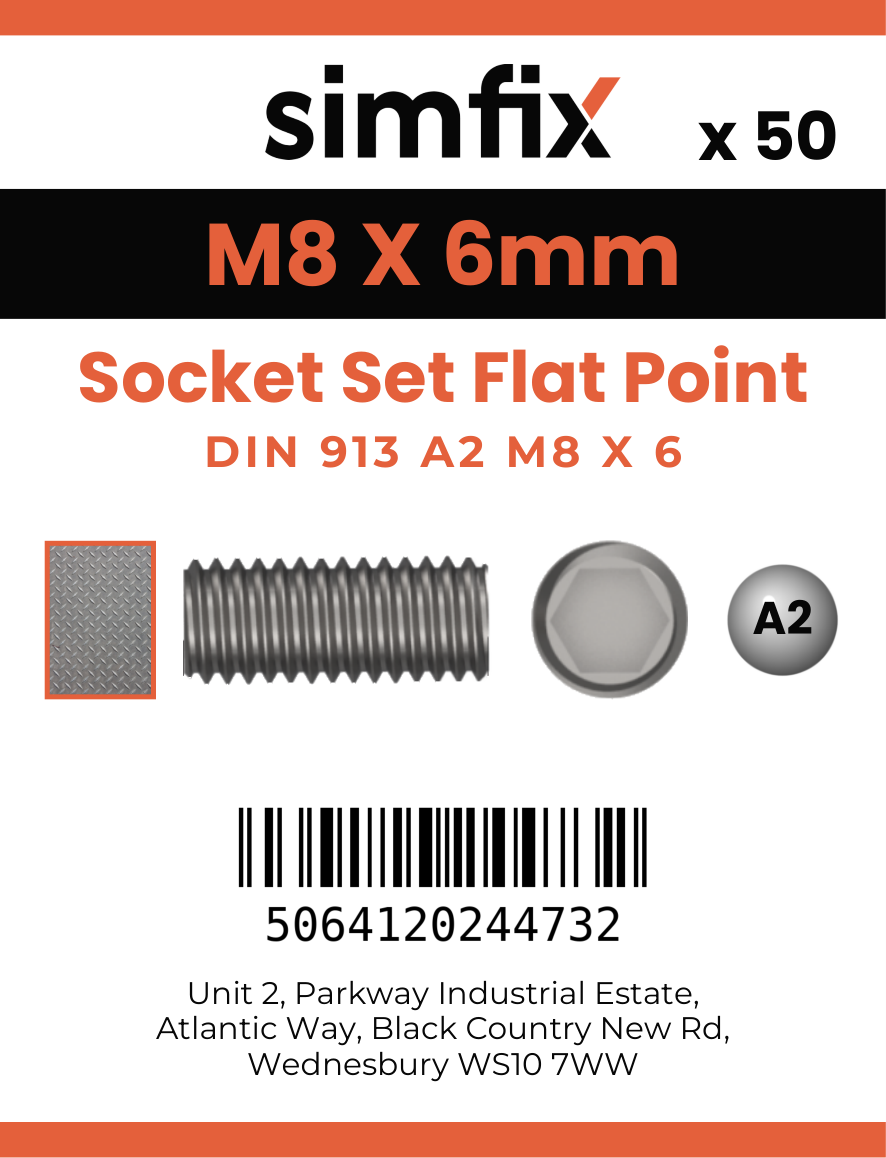 Simfix product label - 913A208006-T