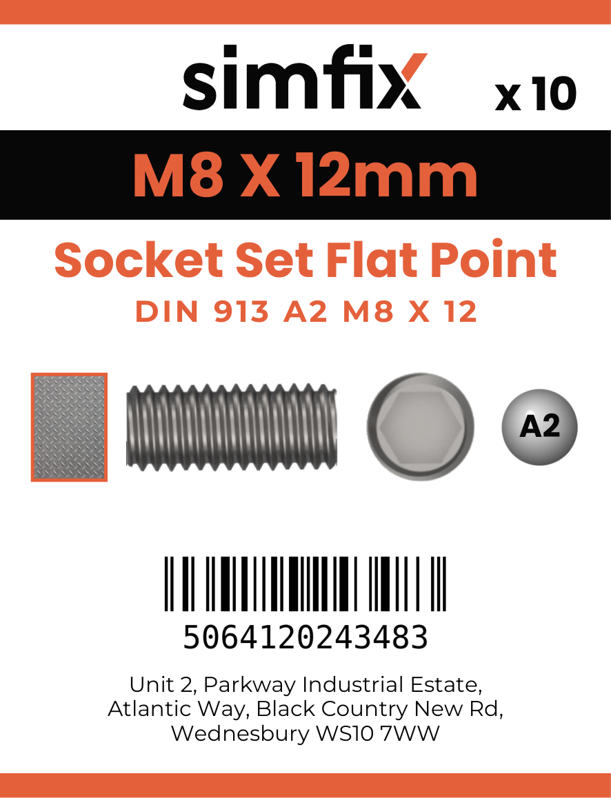 Simfix product label - 913A208012-D