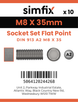 Simfix product label - 913A208035-D