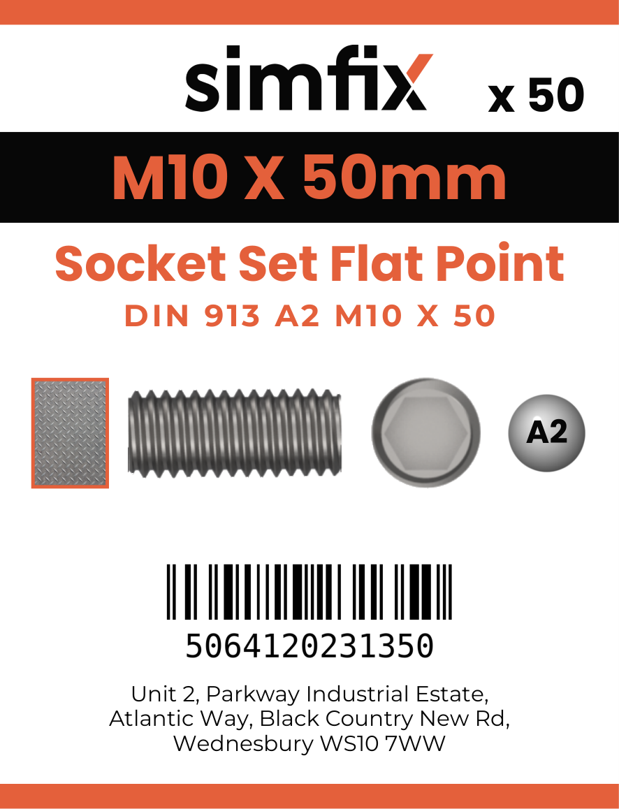 Simfix product label - 913A210050-T