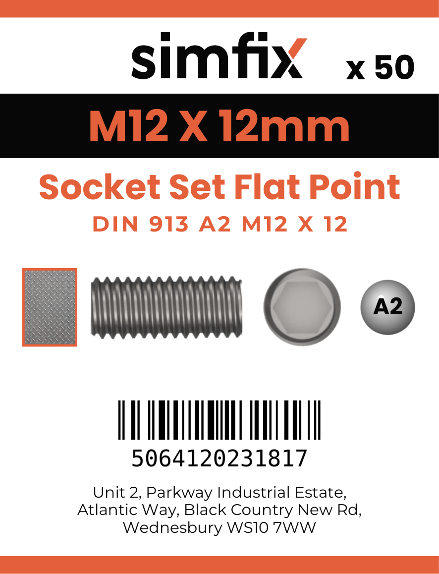 Simfix product label - 913A212012-T