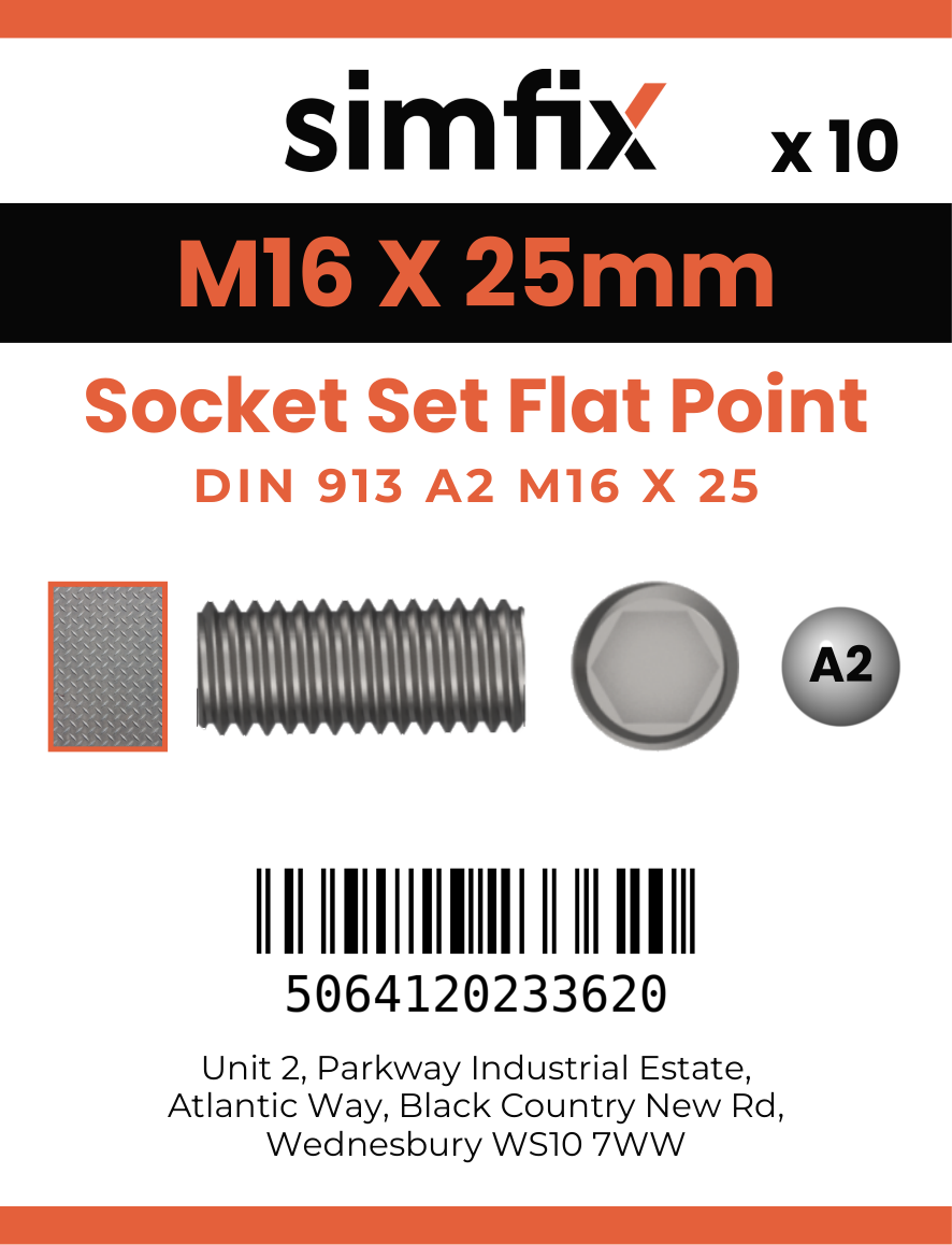 Simfix product label - 913A216025-D