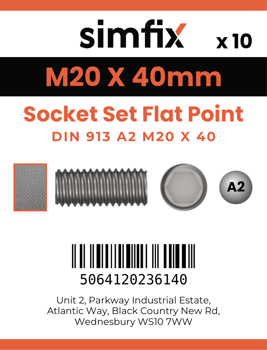 Simfix product label - 913A220040-D