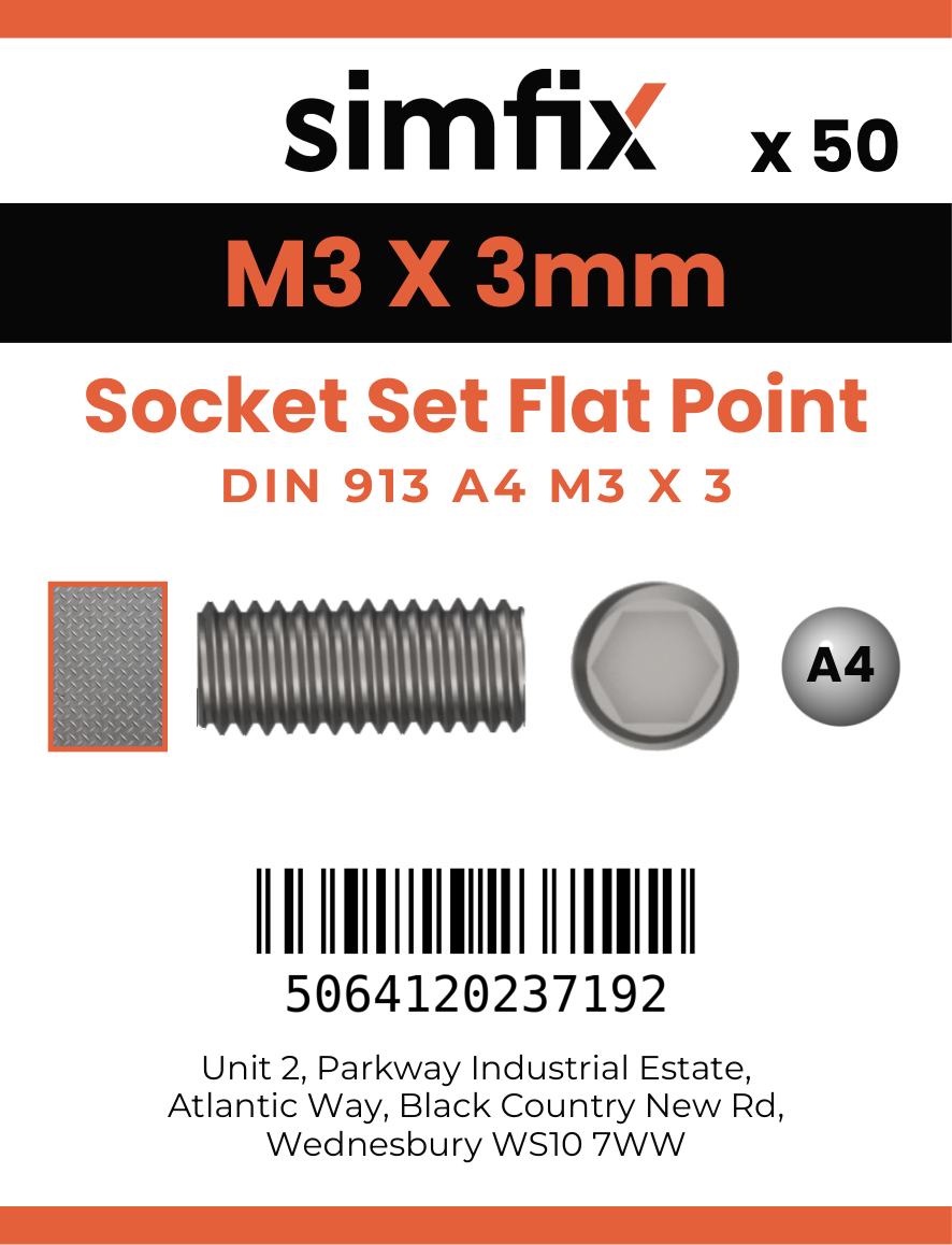 Simfix product label - 913A403003-T