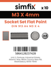 Simfix product label - 913A403004-D
