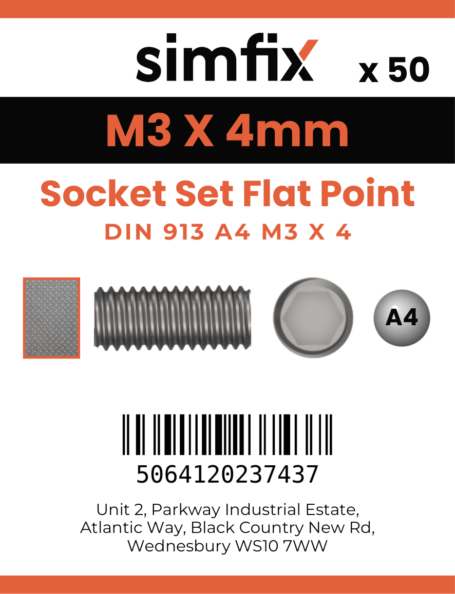 Simfix product label - 913A403004-T