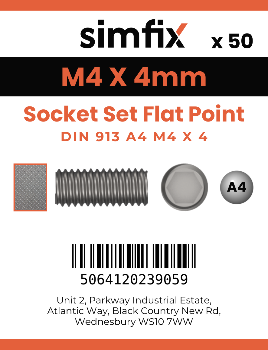 Simfix product label - 913A404004-T