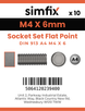 Simfix product label - 913A404006-D