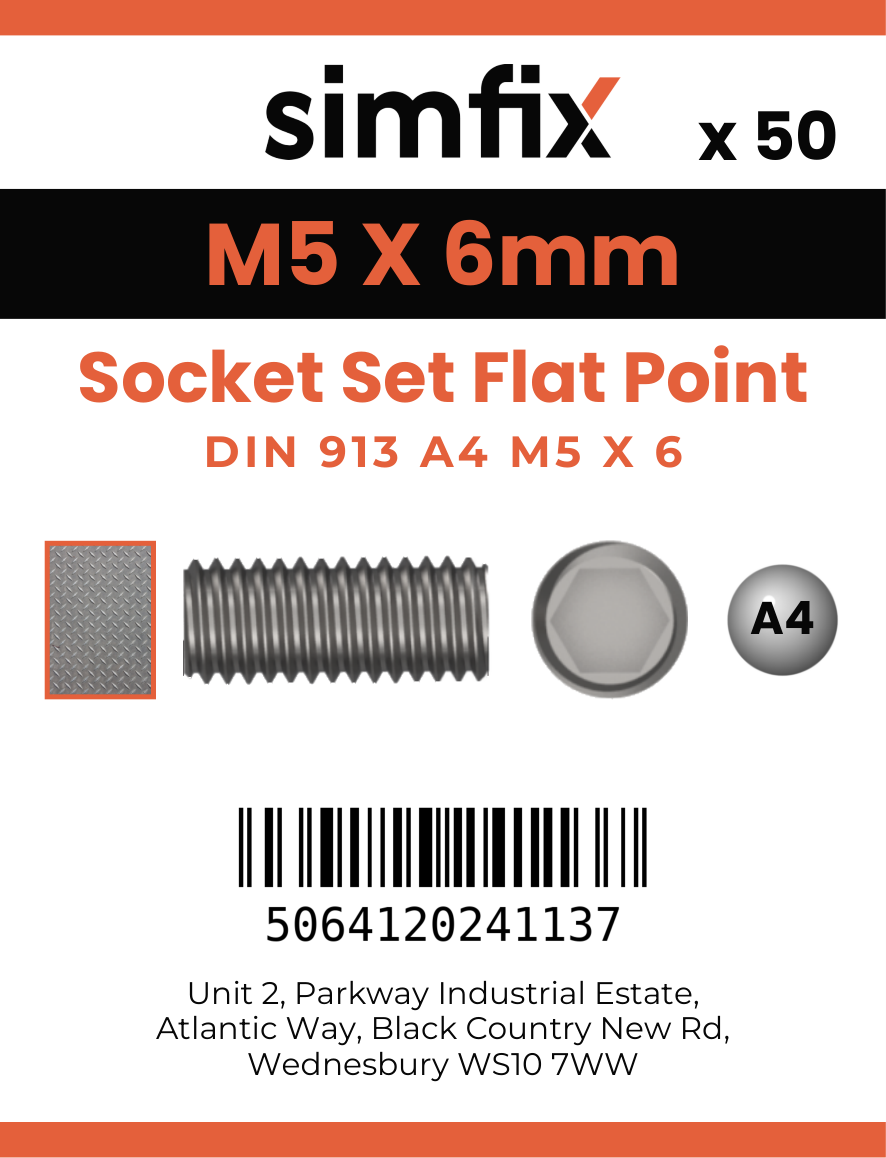 Simfix product label - 913A405006-T