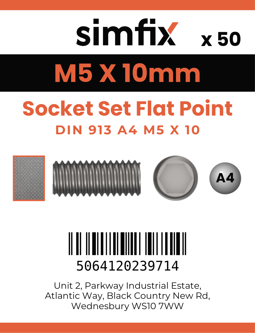 Simfix product label - 913A405010-T