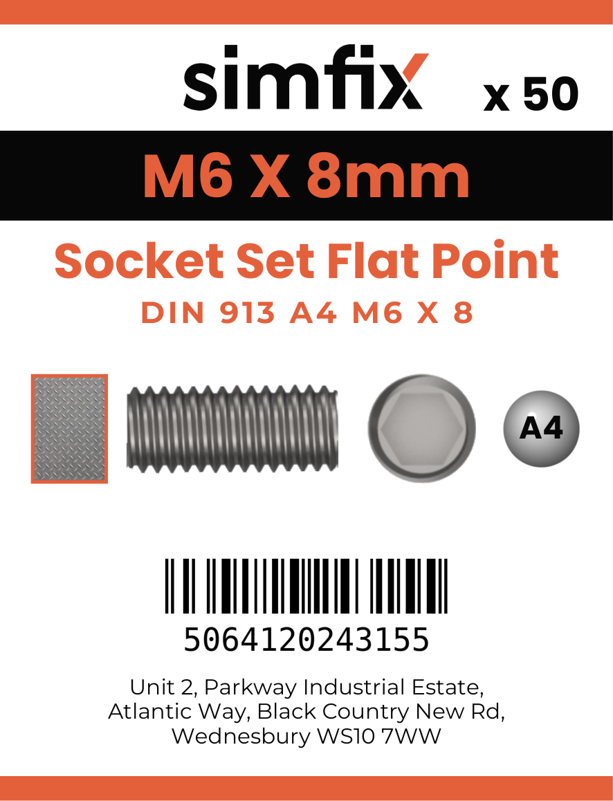 Simfix product label - 913A406008-T