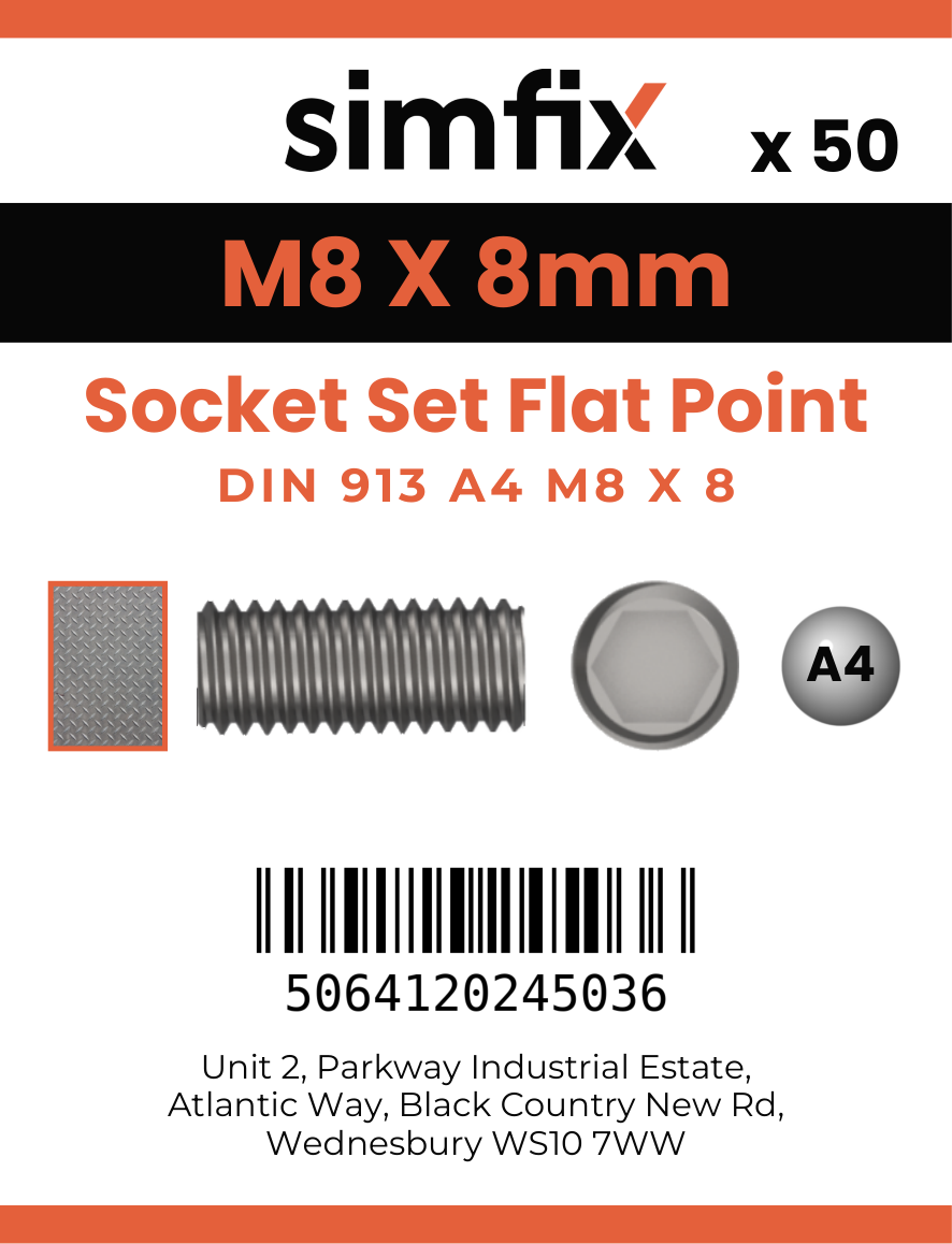 Simfix product label - 913A408008-T