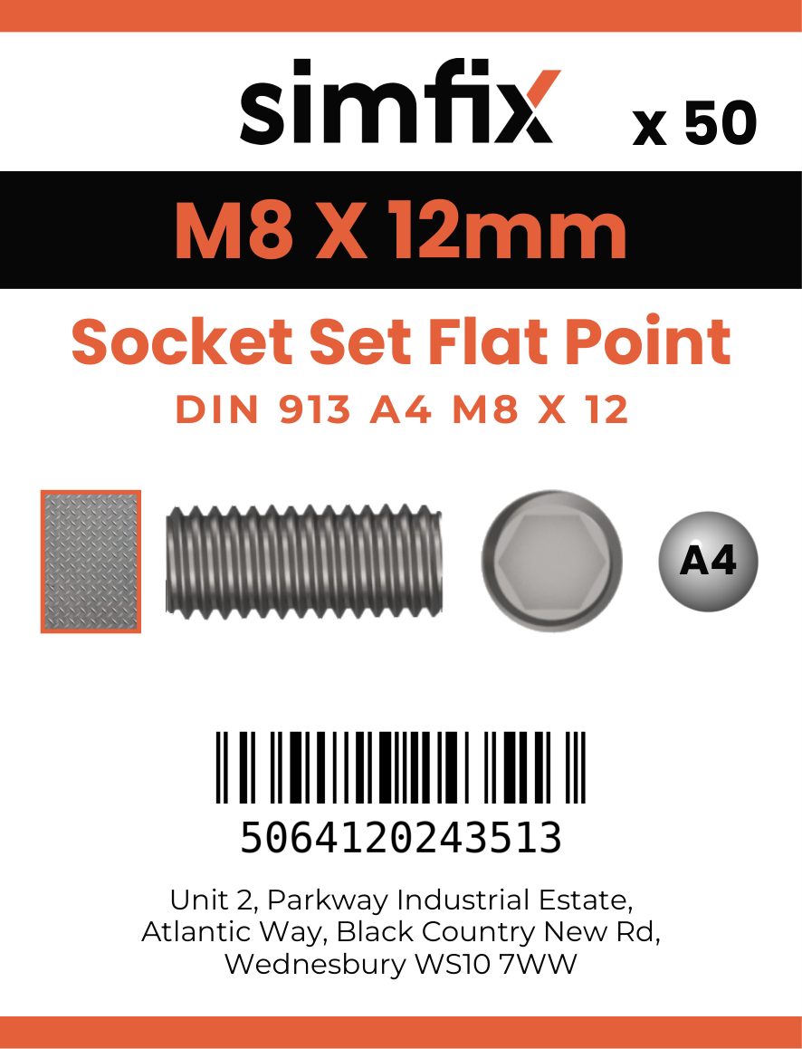 Simfix product label - 913A408012-T