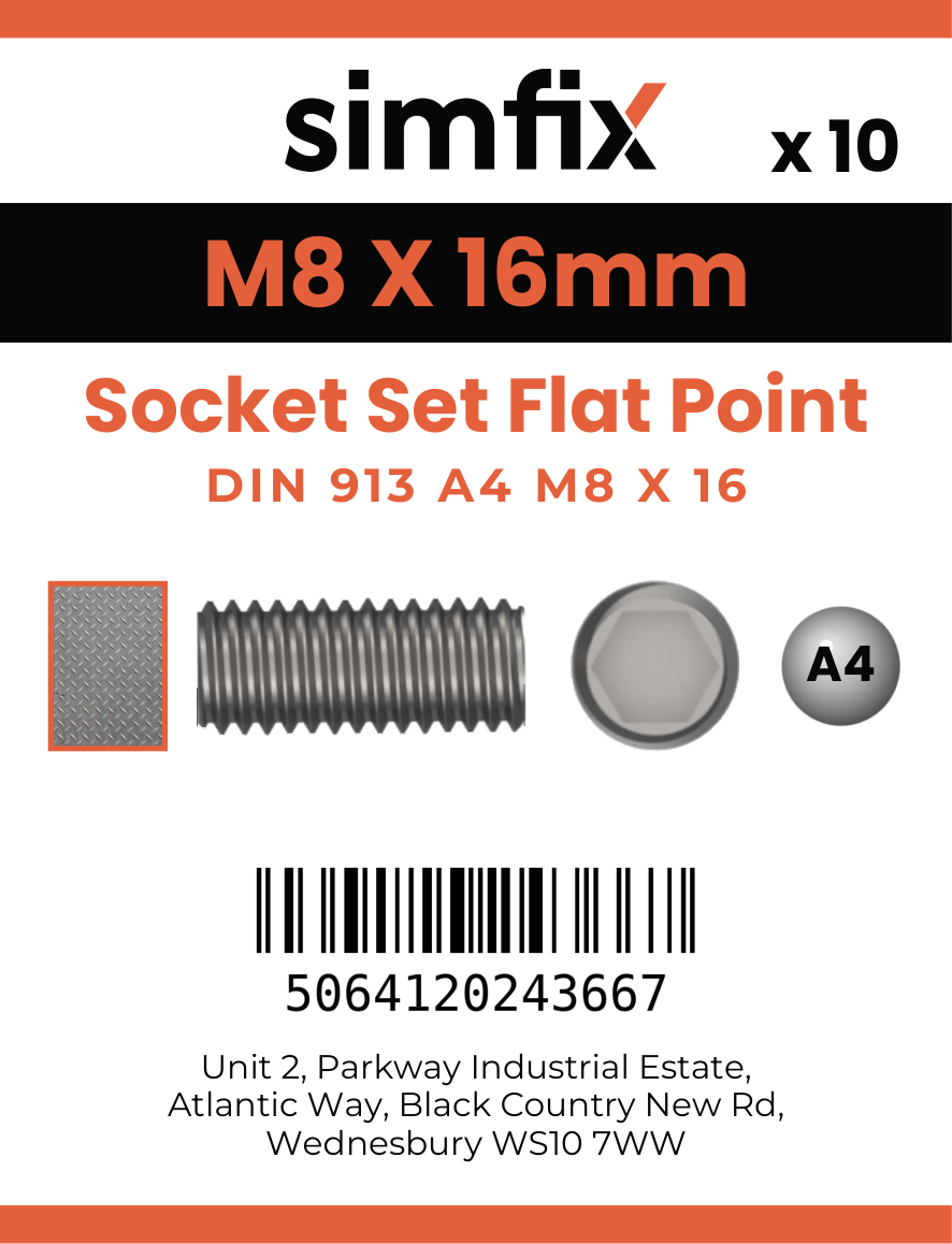 Simfix product label - 913A408016-D