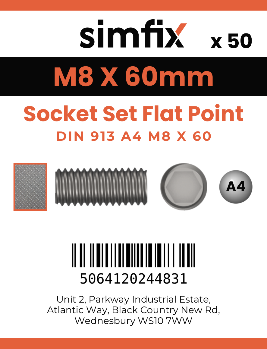 Simfix product label - 913A408060-T