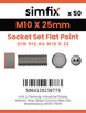 Simfix product label - 913A410025-T
