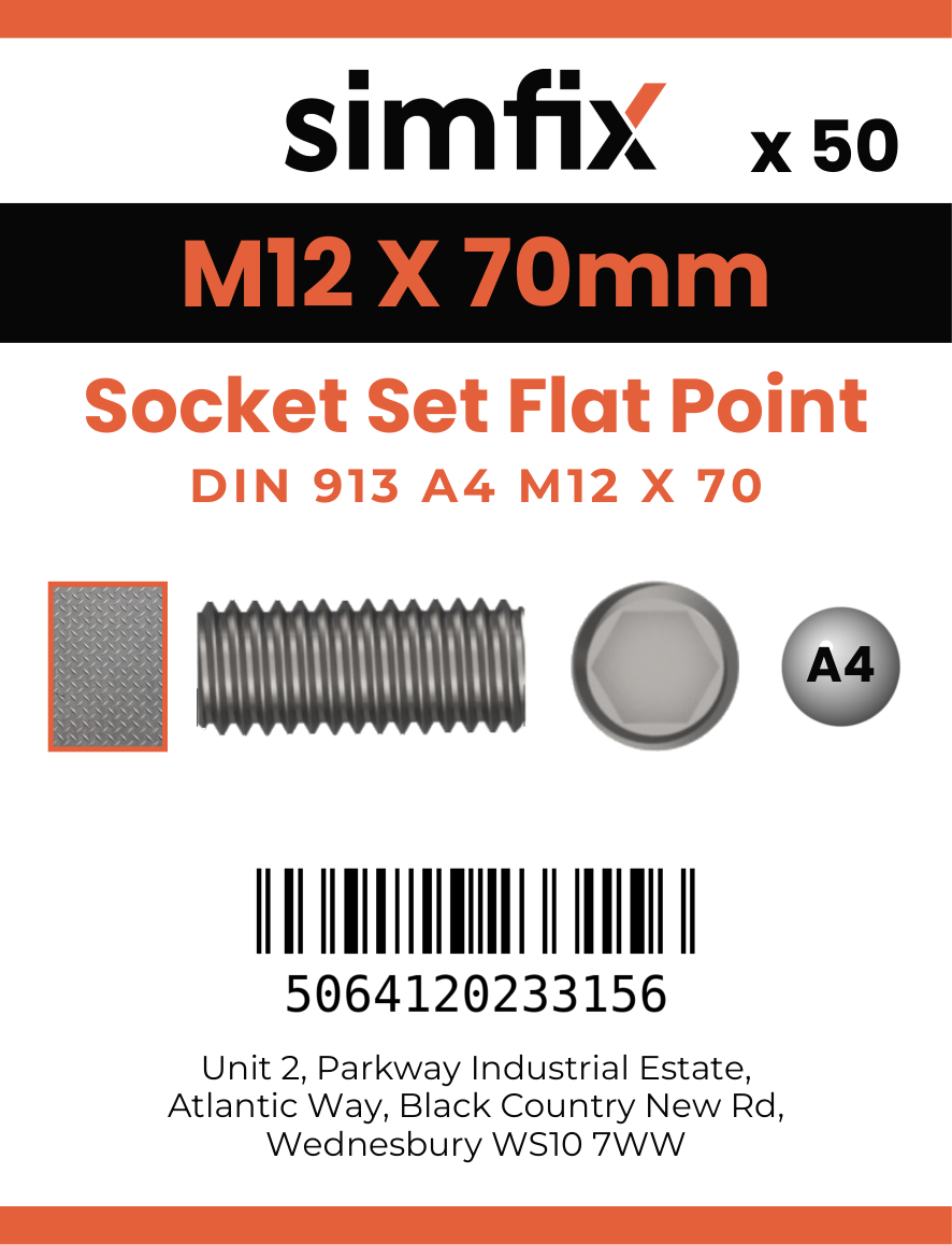 Simfix product label - 913A412070-T