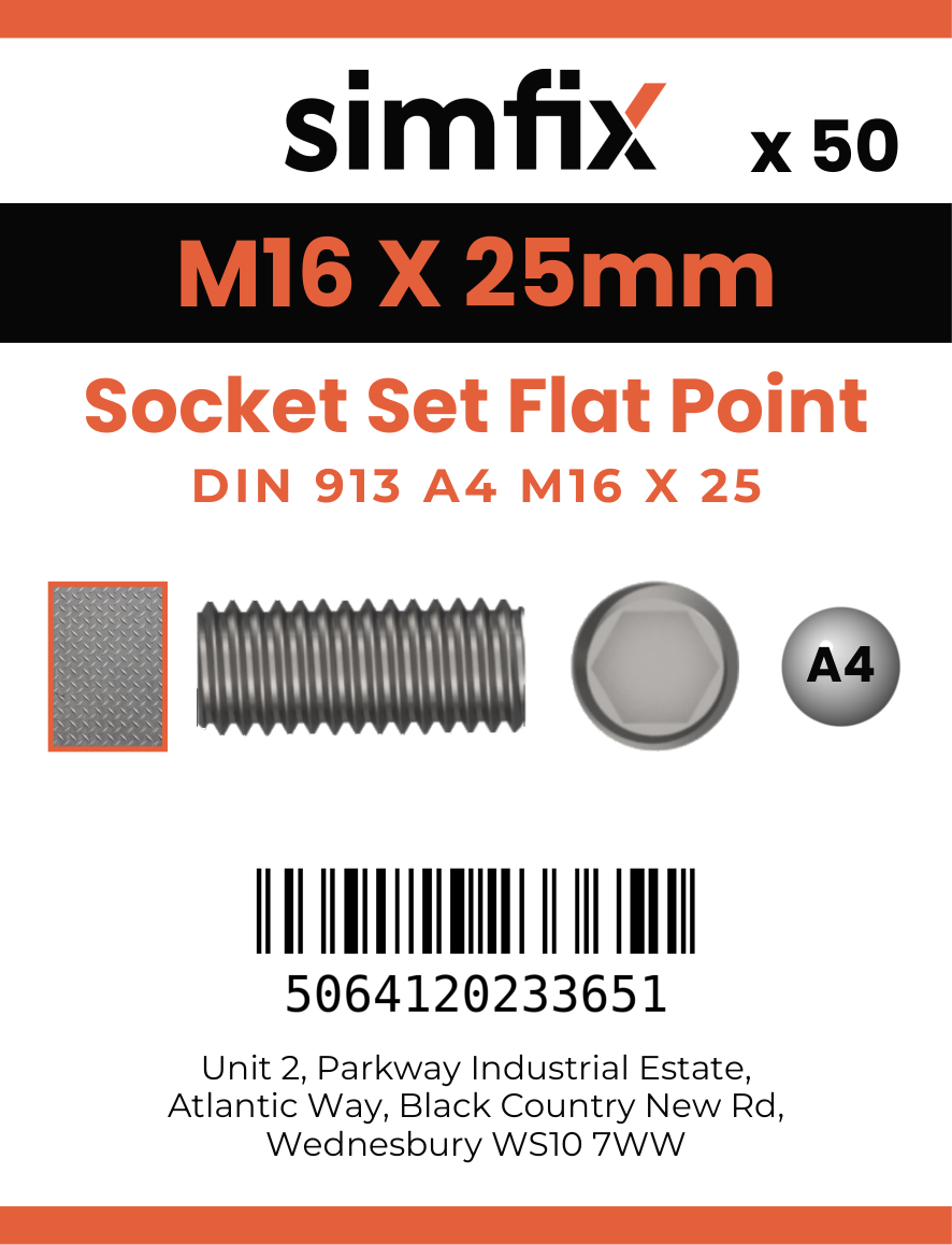Simfix product label - 913A416025-T
