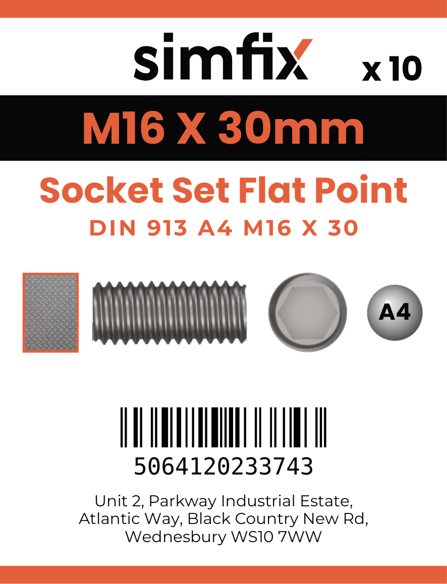 Simfix product label - 913A416030-D