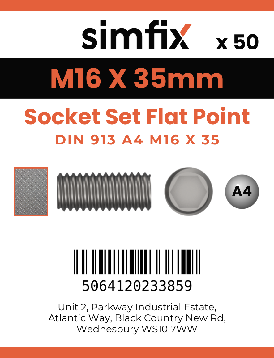 Simfix product label - 913A416035-T