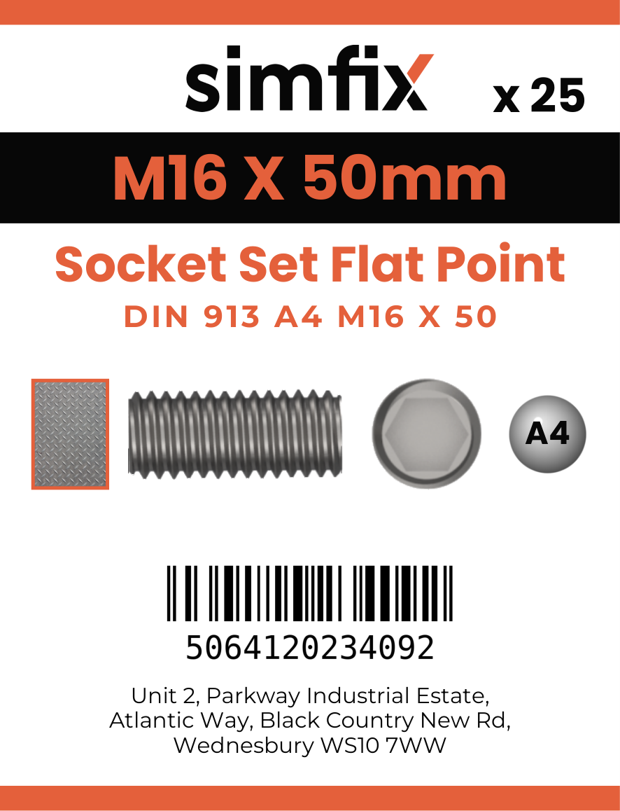 Simfix product label - 913A416050-T