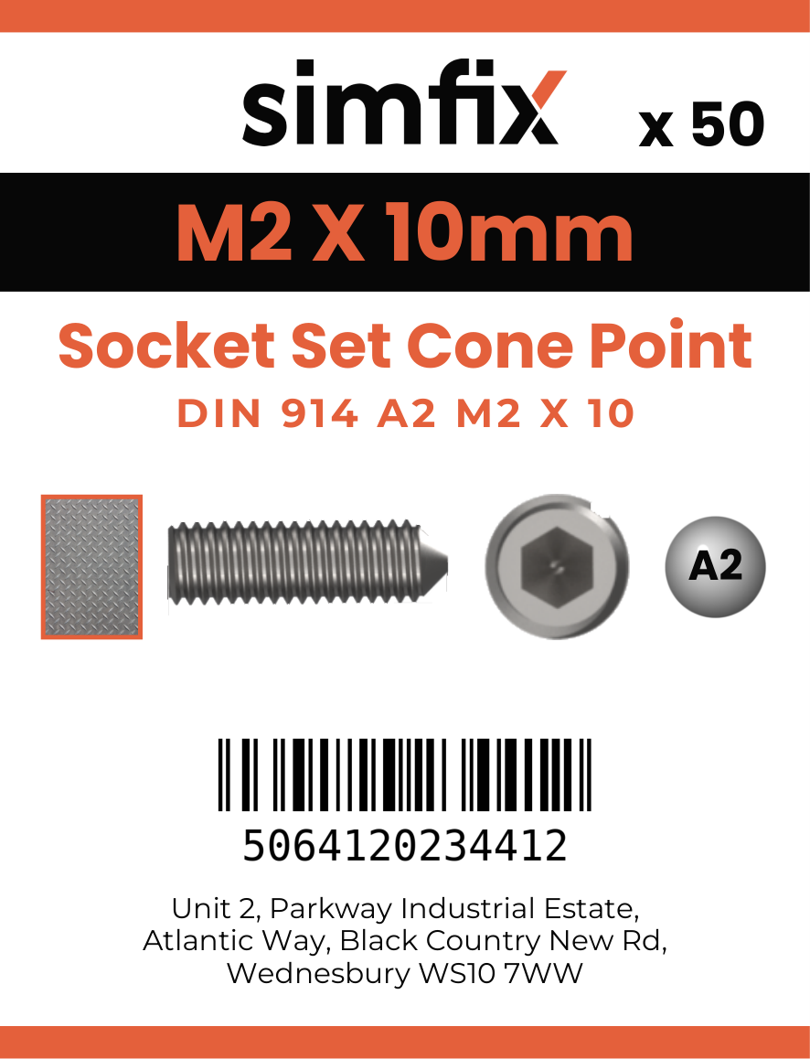 Simfix product label - 914A202010-T