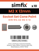 Simfix product label - 914A202012-D