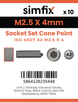 Simfix product label - 914A2025004-D