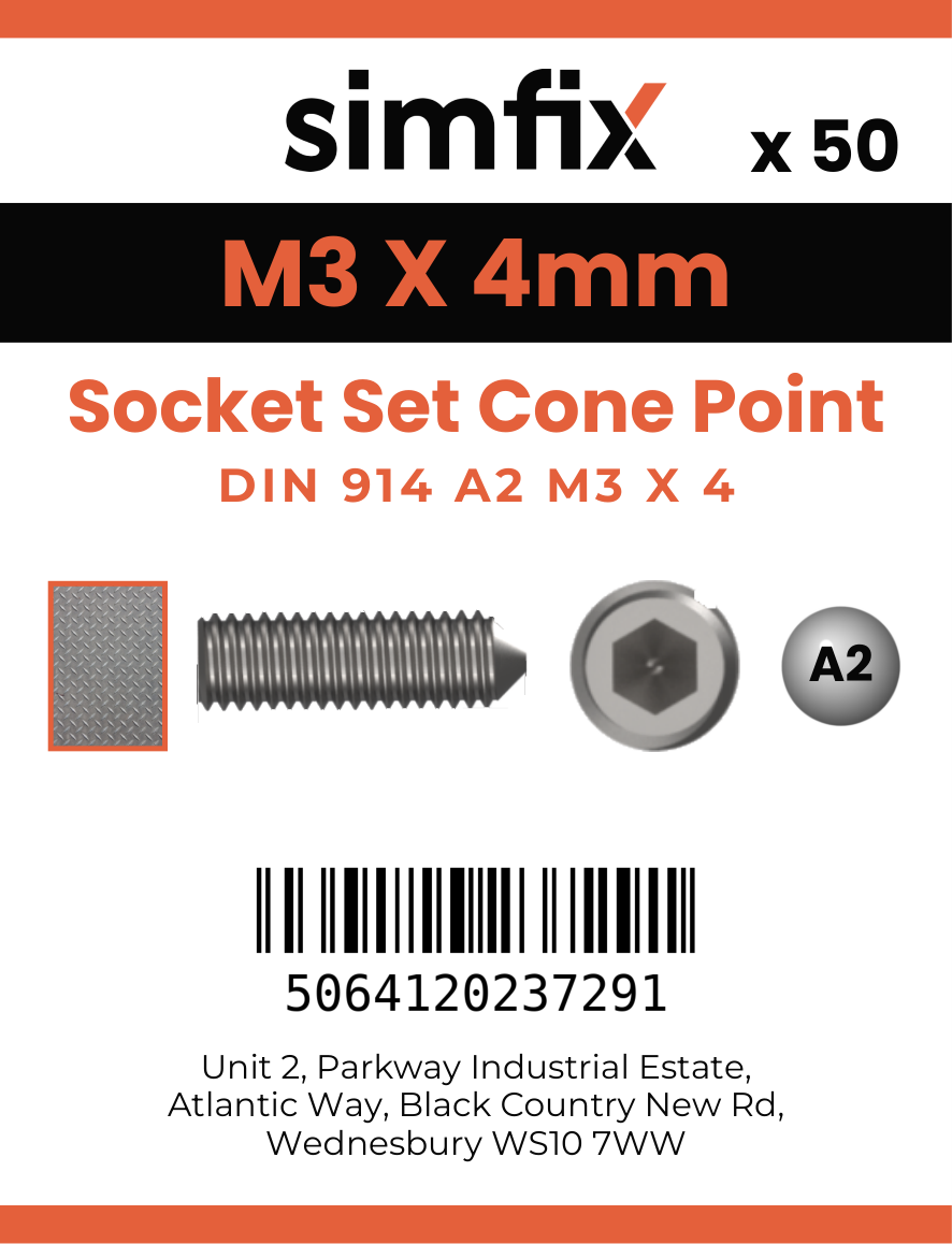 Simfix product label - 914A203004-T
