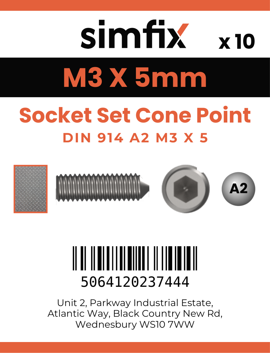 Simfix product label - 914A203005-D