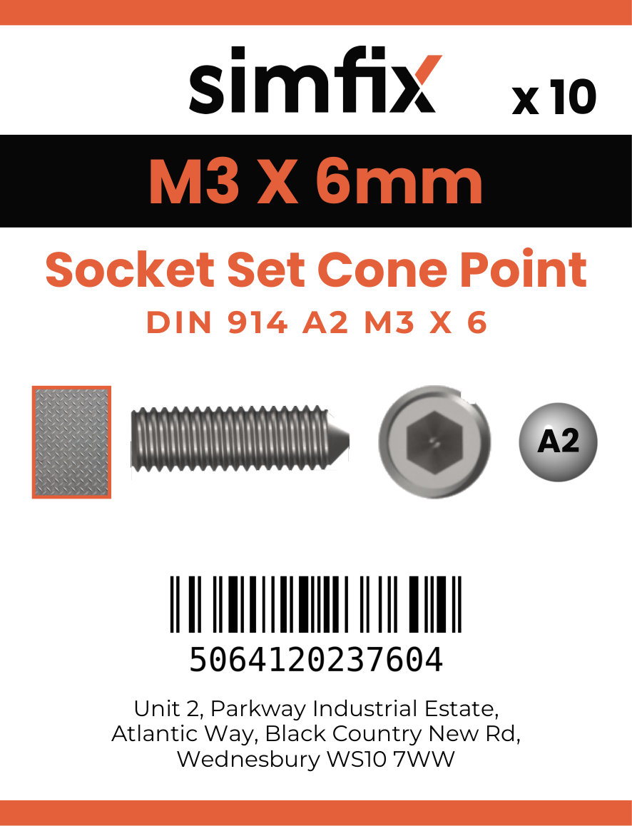 Simfix product label - 914A203006-D