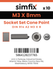 Simfix product label - 914A203008-D