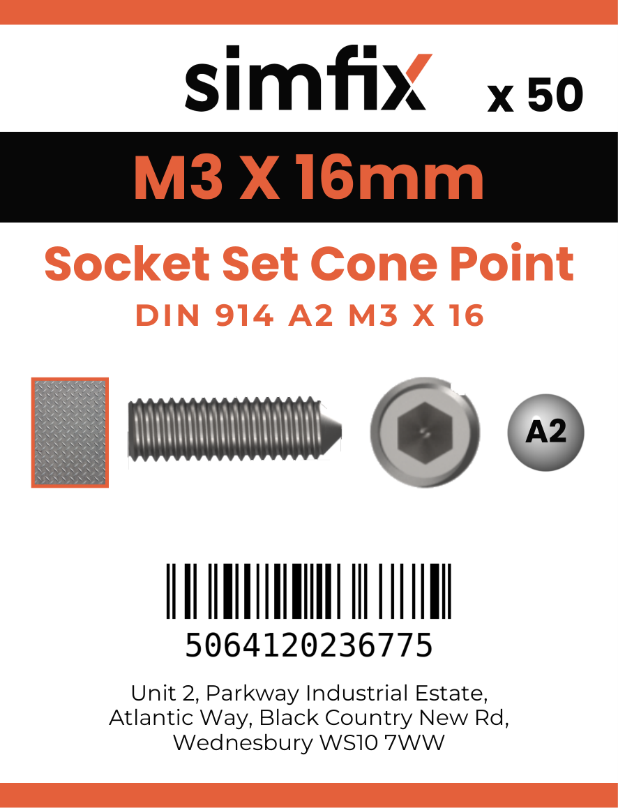 Simfix product label - 914A203016-T