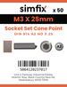 Simfix product label - 914A203025-T