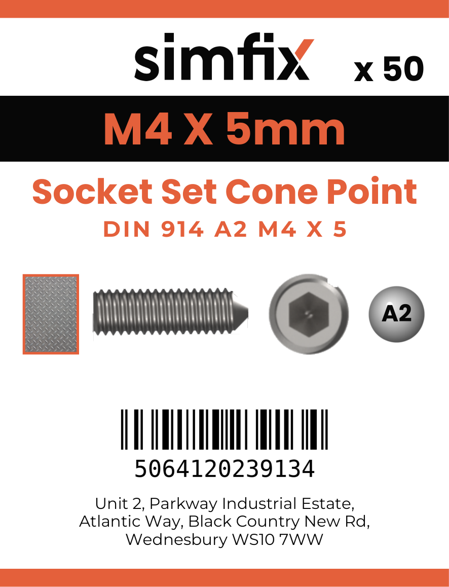 Simfix product label - 914A204005-T