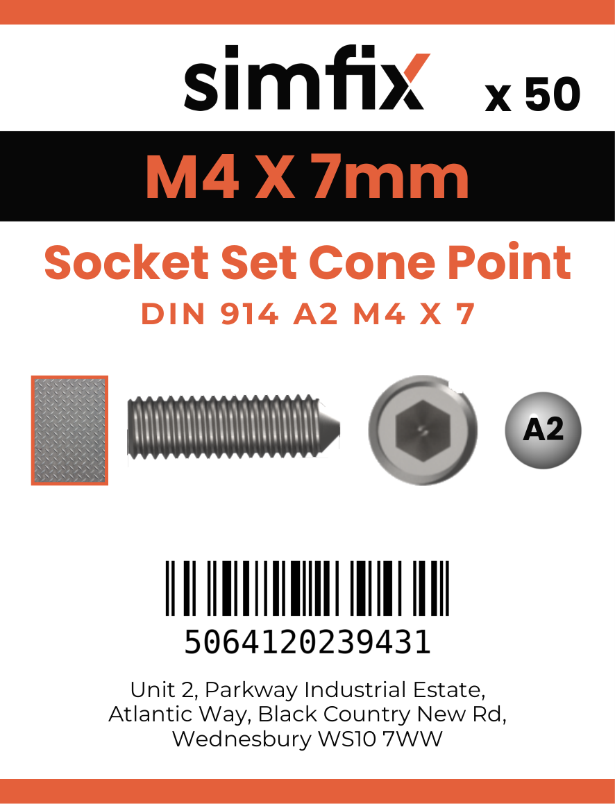 Simfix product label - 914A204007-T