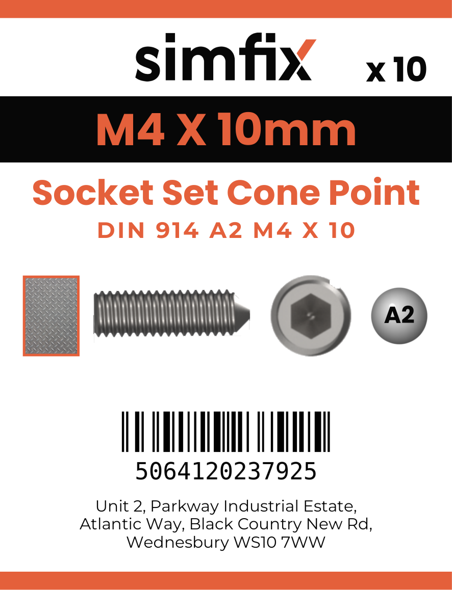 Simfix product label - 914A204010-D