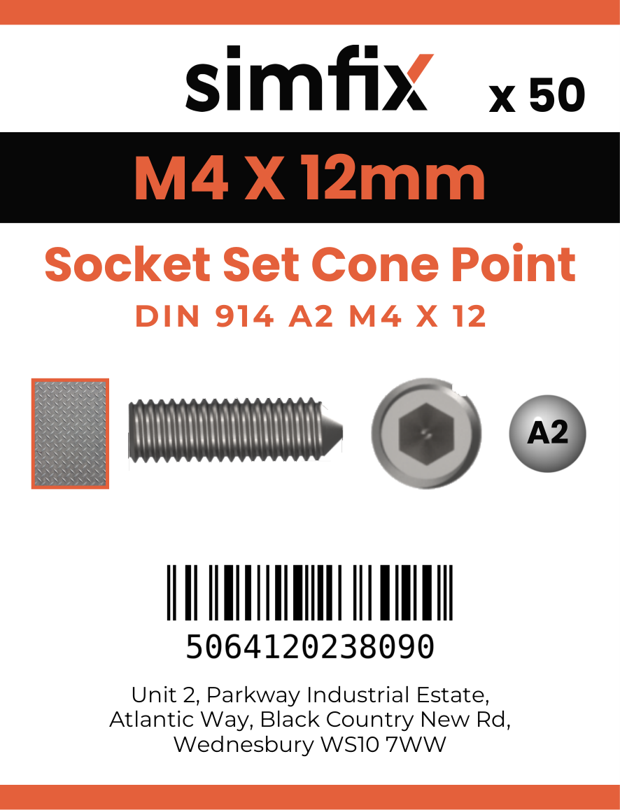 Simfix product label - 914A204012-T