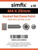 Simfix product label - 914A204025-D