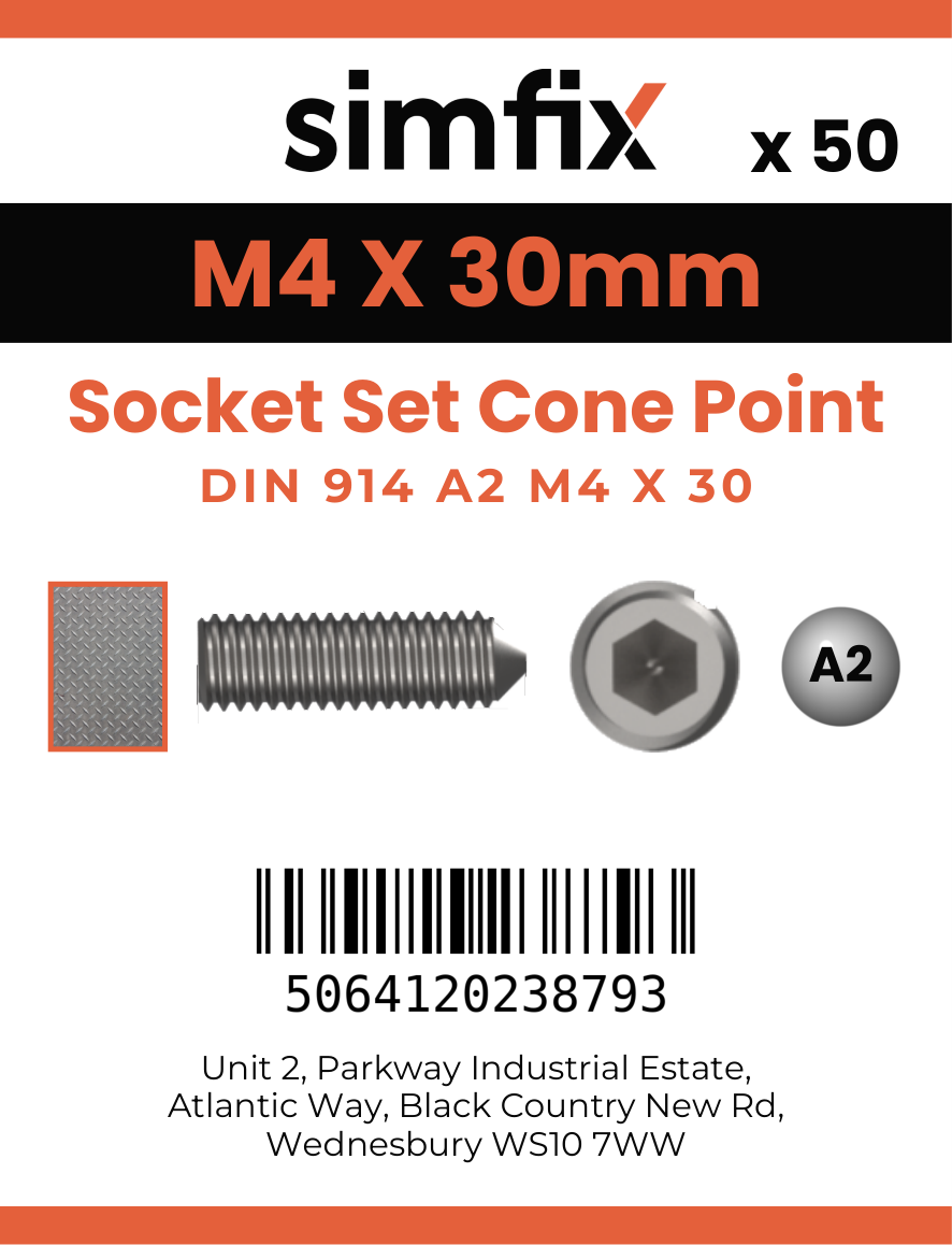 Simfix product label - 914A204030-T