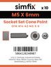 Simfix product label - 914A205006-D