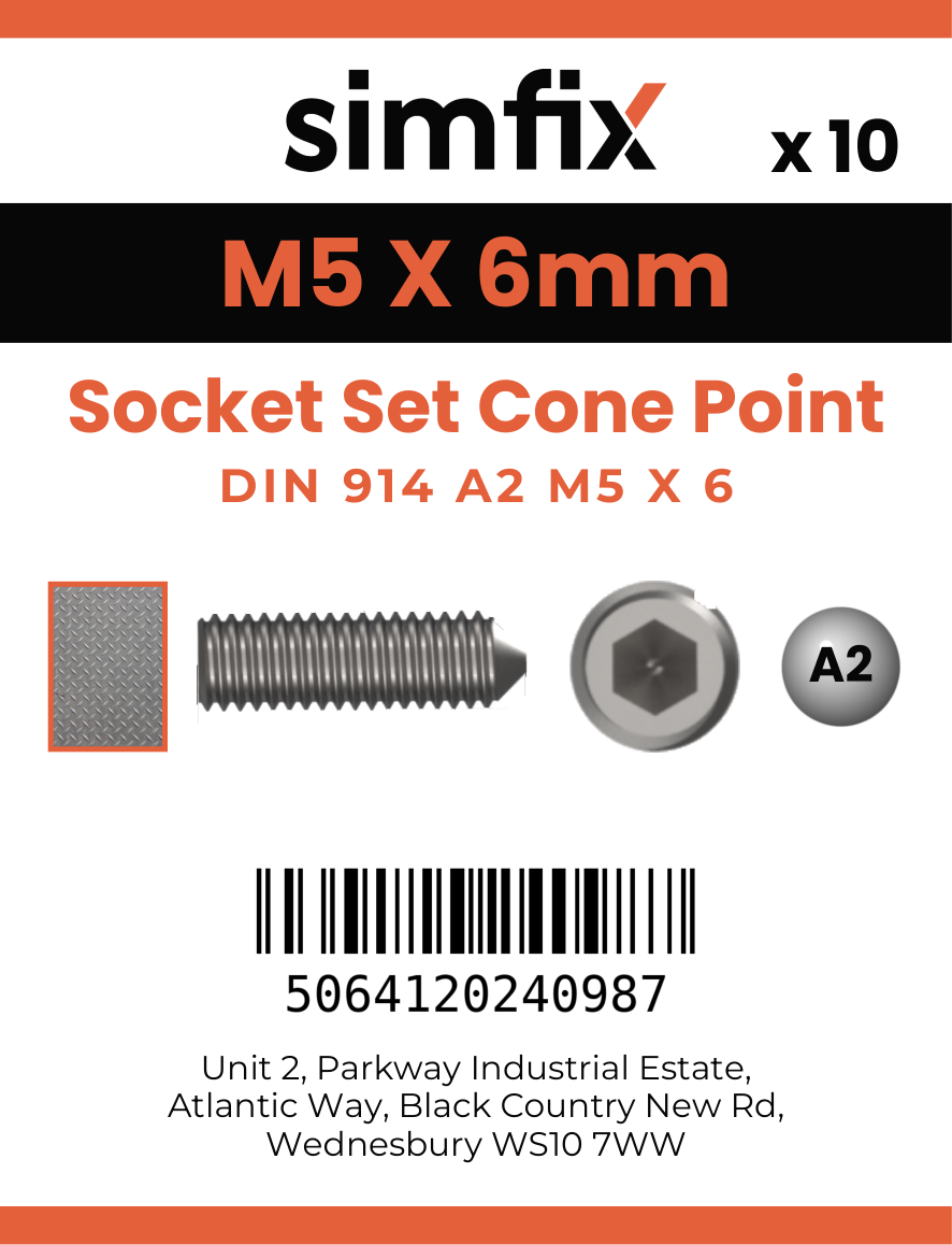 Simfix product label - 914A205006-D