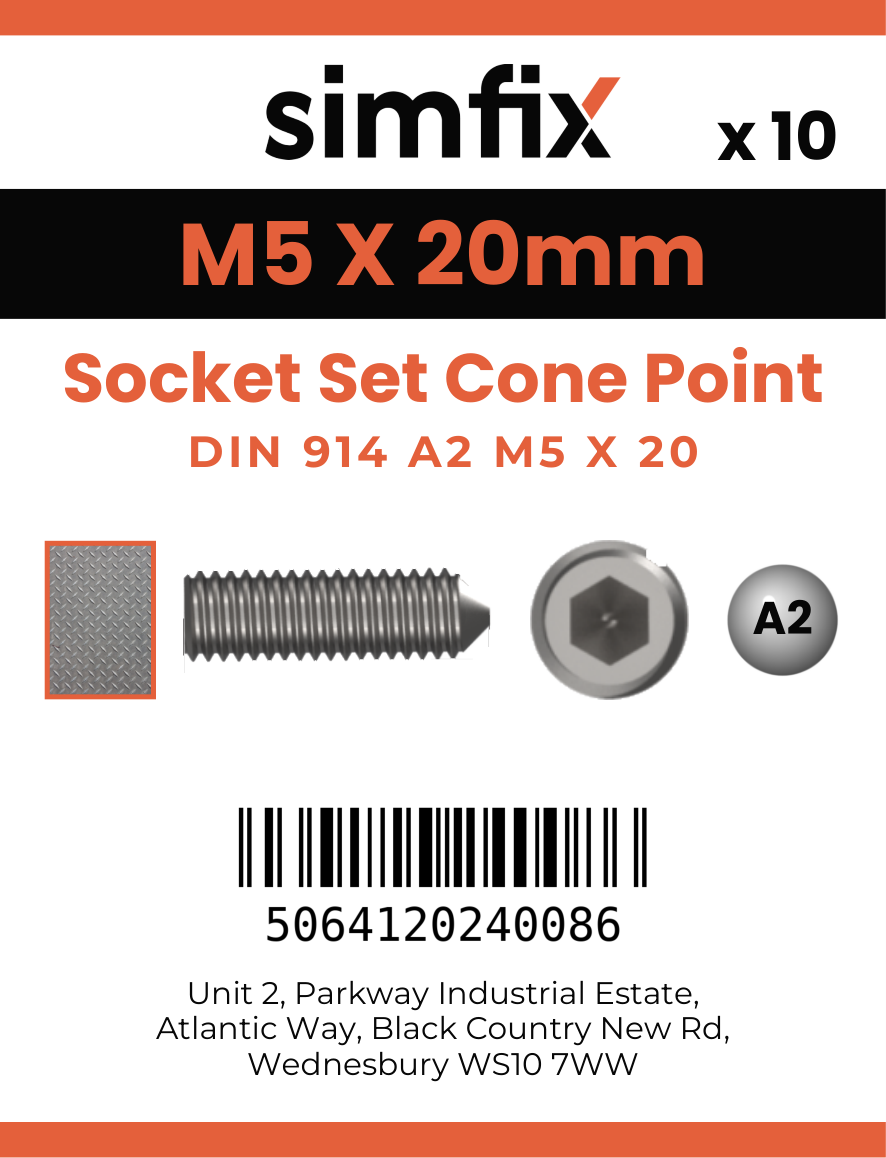 Simfix product label - 914A205020-D