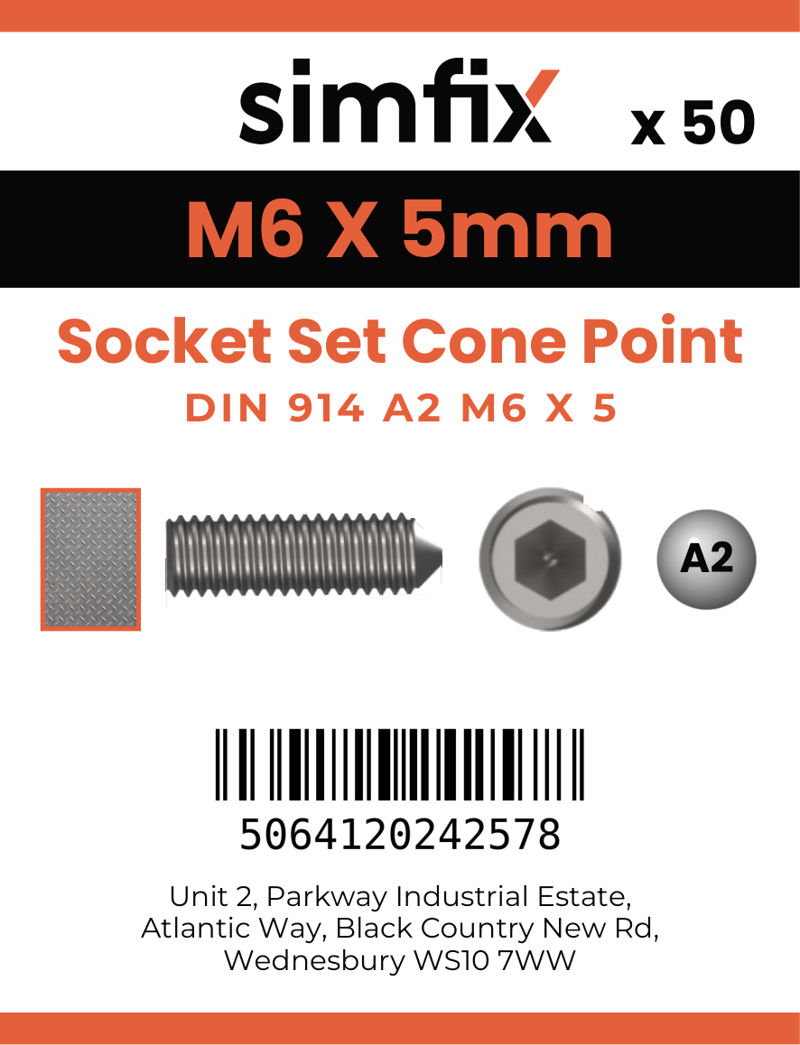 Simfix product label - 914A206005-T